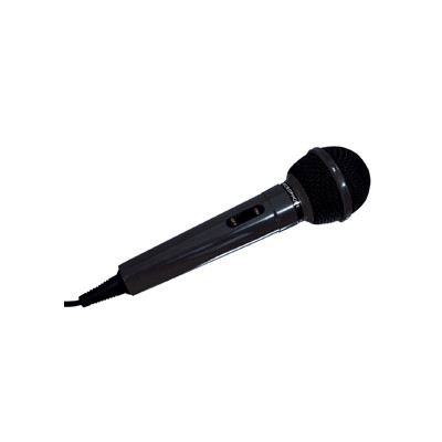 Black karaoke microphone